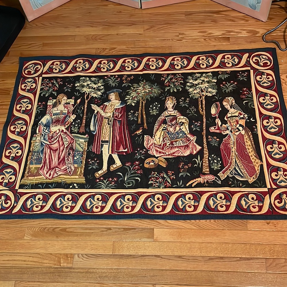 Tapestry-Tapisserie tissee en Flandres France